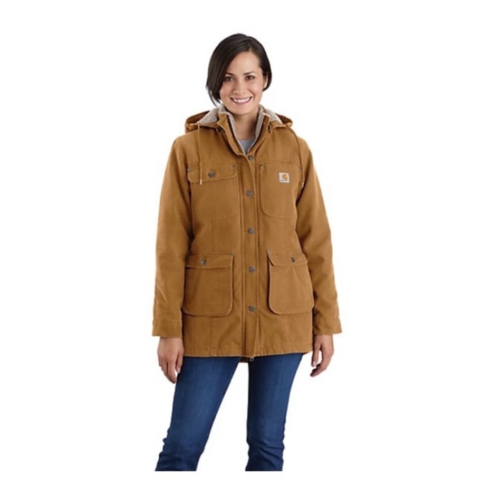 Carhartt Women’s Loose Fit Washed Duck Insulated Coat XL (16-18)